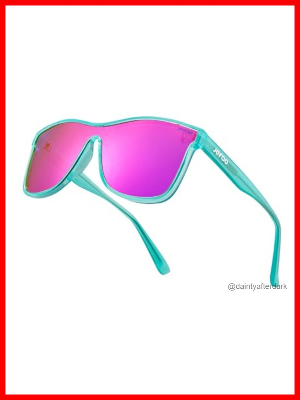 Polarized Mirrored Sunglasses TR90 UV Protection Wrap Around